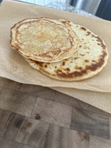 Sourdough discard flatbreads for campfire pizza