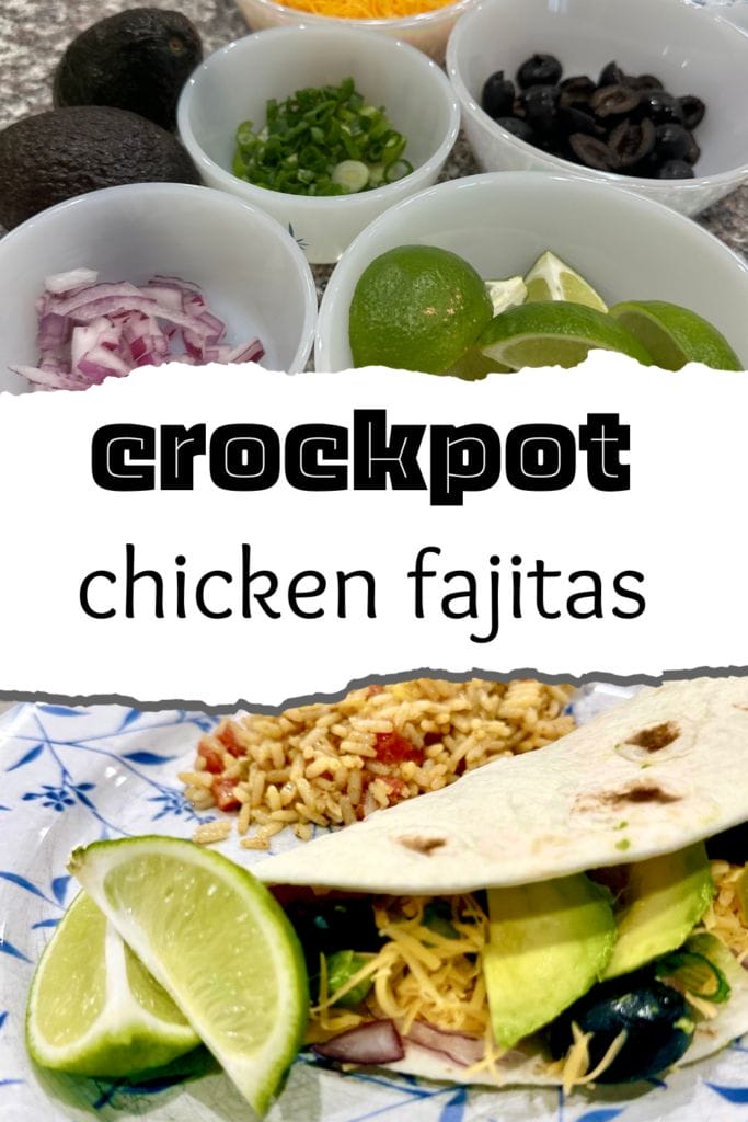 Crockpot Chicken Fajitas 